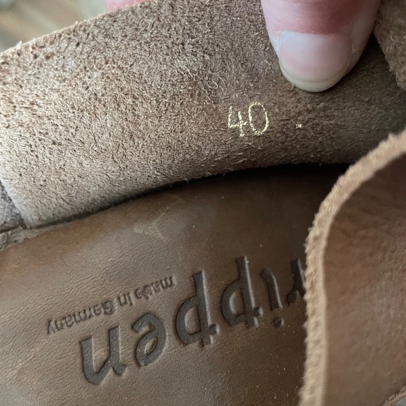 Trippen Carol Wedge Pumps in Brown Size 40/ US 9 Woman’s Ankle Straps - Picture 2 of 15